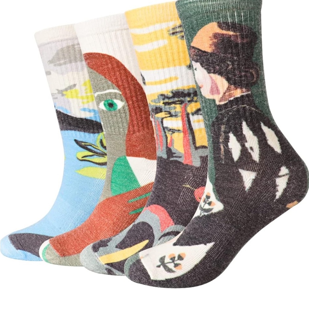 Artistic Patterned Socks Set